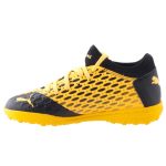 PUMA FUTURE 5.4 IT JR sárga/fekete fűzős műfüves foci cipő