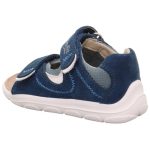 Superfit Nino sötétkék-fehér 2 tépőzáras velúr bőr kisfiú gyerekszandál (1-001060-8000)