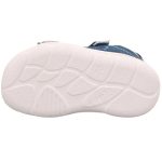 Superfit Nino sötétkék-fehér 2 tépőzáras velúr bőr kisfiú gyerekszandál (1-001060-8000)