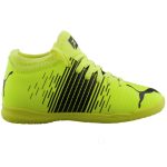 PUMA FUTURE Z 4.1 neonsárga/fekete fűzős terem focicipő