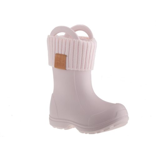 D.D.Step krémszínű kivehető béléses kislány gyerek gumicsizma