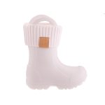 D.D.Step krémszínű kivehető béléses kislány gyerek gumicsizma