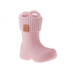 D.D.Step világos rózsaszín kivehető béléses kislány gyerek gumicsizma