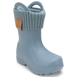   D.D.Step világos kék kivehető béléses kisfiú gyerek gumicsizma