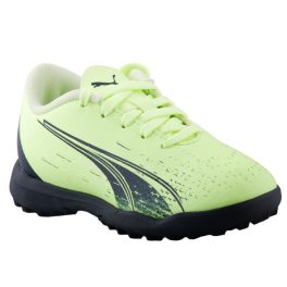 Puma Ultra Play TT Jr limezöld-sötétkék műfüves focicipő   Puma Ultra Play TT Jr limezöld-sötétkék műfüves focicipő