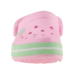 CROCS CROCBAND KIDS rózsa/zöld gyerek papucs