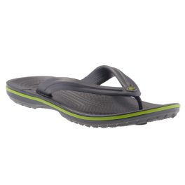 CROCS CROCBAND FLIP grafit/zöld lábujjas papucs CROCS CROCBAND FLIP grafit/zöld lábujjas papucs
