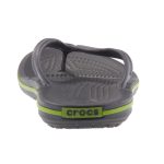 CROCS CROCBAND FLIP grafit/zöld lábujjas papucs