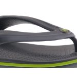 CROCS CROCBAND FLIP grafit/zöld lábujjas papucs