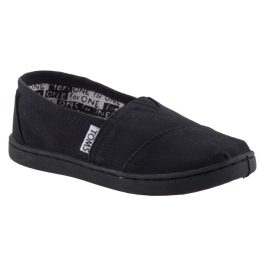 TOMS CLASSIC BLACK CANVAS fekete belebújós cipő TOMS CLASSIC BLACK CANVAS fekete belebújós cipő