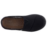 TOMS CLASSIC BLACK CANVAS fekete belebújós cipő