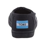 TOMS CLASSIC BLACK CANVAS fekete belebújós cipő