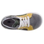 Színhibás SIESTA-RICHTER szürke/terep/citrom fűzős bőr cipő