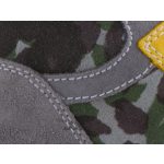 Színhibás SIESTA-RICHTER szürke/terep/citrom fűzős bőr cipő