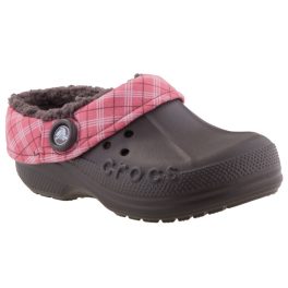 Crocs Blitzen Kids Espresso/Blush bundás papucs Crocs Blitzen Kids Espresso/Blush bundás papucs