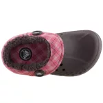 Crocs Blitzen Kids Espresso/Blush bundás papucs