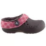 Crocs Blitzen Kids Espresso/Blush bundás papucs