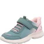 Superfit Rush zöld-rózsaszín tépőzáras-gumifűzős Reflective textil kislány gyerekcipő (1-000211-7020)