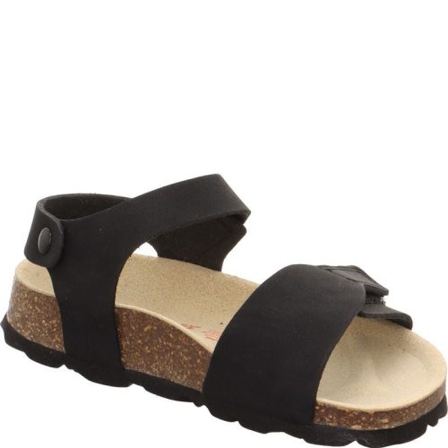 Superfit Fussbettpantoff fekete 2 tépőzáras kislány gyerekszandál (1-000122-0000)