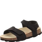 Superfit Fussbettpantoff fekete 2 tépőzáras kislány gyerekszandál (1-000122-0000)