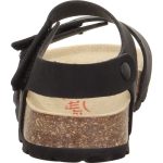 Superfit Fussbettpantoff fekete 2 tépőzáras kislány gyerekszandál (1-000122-0000)