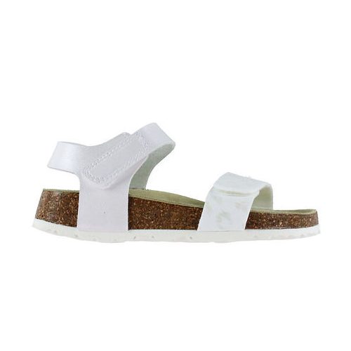 Superfit Fussbettpantoff fehér csillogó 2 tépőzáras kislány gyerekszandál (1-000123-1060)