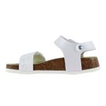 Superfit Fussbettpantoff fehér csillogó 2 tépőzáras kislány gyerekszandál (1-000123-1060)