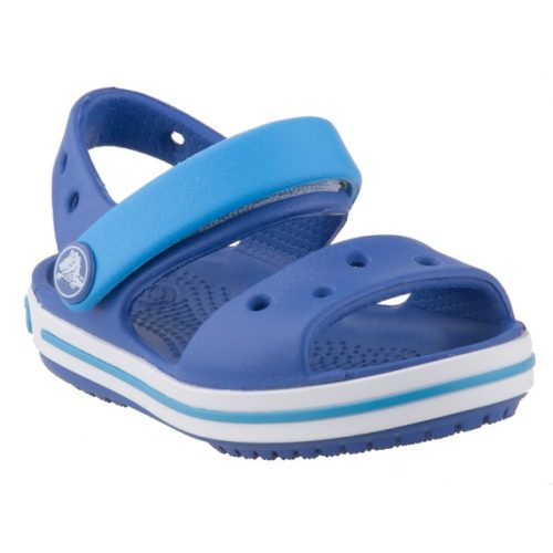 CROCS CROCBAND sötétkék-királykék tépőzáras fiú szandál