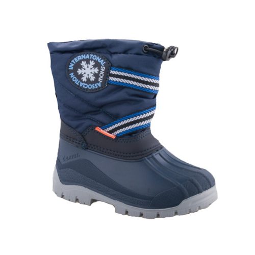 DEMAR SNOW LAKE sötétkék/kék bundás téli hótaposó 25-36