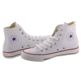CONVERSE CHUCK TAYLOR ALL STAR HI fehér fűzős bőr magas szárú cipő   CONVERSE CHUCK TAYLOR ALL STAR HI fehér fűzős bőr magas szárú cipő