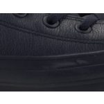 CONVERSE CHUCK TAYLOR ALL STAR HI fekete bőr fűzős félcipő