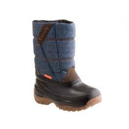 DEMAR COMFY farmerkék/fekete tépős GYAPJÚBÉLÉSES csizma   DEMAR COMFY farmerkék/fekete tépős GYAPJÚBÉLÉSES csizma