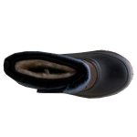 DEMAR COMFY farmerkék/fekete tépős GYAPJÚBÉLÉSES csizma