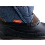 DEMAR COMFY farmerkék/fekete tépős GYAPJÚBÉLÉSES csizma