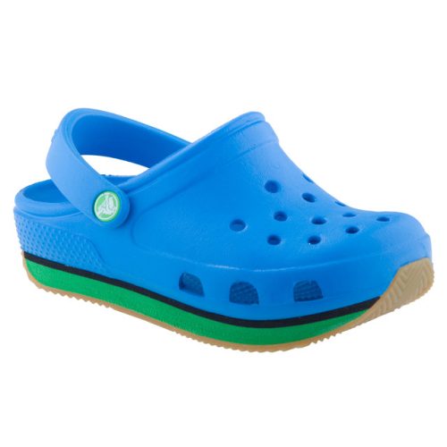 CROCS CROCBAND RETRO tengerkék/zöld gyerek papucs