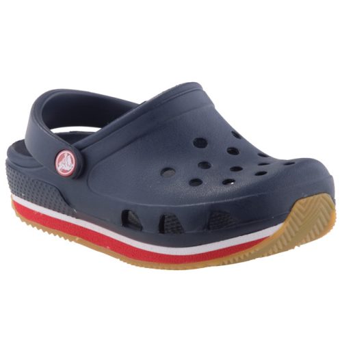 CROCS CROCBAND RETRO navy kék/piros gyerek papucs 21-35
