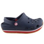 CROCS CROCBAND RETRO navy kék/piros gyerek papucs