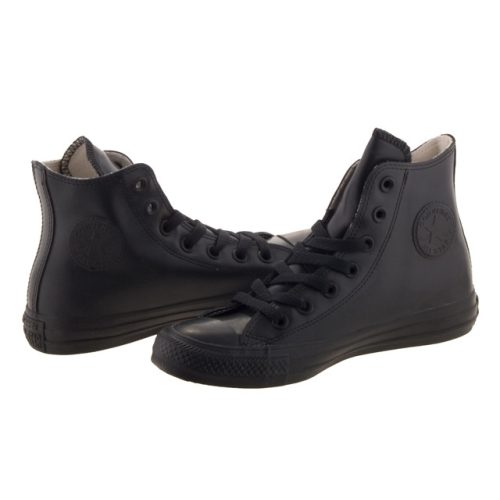 CONVERSE CHUCK TAYLOR ALL STAR fekete fűzős magasszárú GUMI cipő 35-40