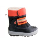 DEMAR CRAZY fekete/narancssárga tépős GYAPJÚBÉLÉSES hótaposó