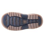 SIESTA-RICHTER barna/kék fűzős RichTex VÍZÁLLÓ filc béléses téli bakancs