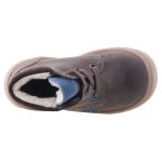 SIESTA-RICHTER barna/kék fűzős RichTex VÍZÁLLÓ bundás téli bakancs