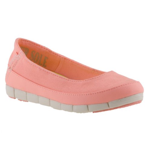 CROCS STRETCH SOLE sárgadinnye/rózsaszín FLEX topán cipő 35-40