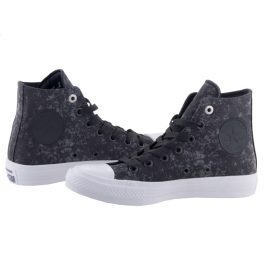 CONVERSE CHUCK TAYLOR ALL STAR sötétszürke/FÉNYVISSZAVERŐS magasszárú fűzős cipő   CONVERSE CHUCK TAYLOR ALL STAR sötétszürke/FÉNYVISSZAVERŐS magasszárú fűzős cipő
