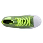 CONVERSE CHUCK TAYLOR ALL STAR neonzöld/FÉNYVISSZAVERŐS magasszárú fűzős cipő
