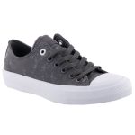 CONVERSE CHUCK TAYLOR ALL STAR sötétszürke/FÉNYVISSZAVERŐS félcipő fűzős cipő