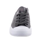 CONVERSE CHUCK TAYLOR ALL STAR sötétszürke/FÉNYVISSZAVERŐS félcipő fűzős cipő