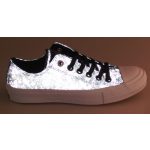 CONVERSE CHUCK TAYLOR ALL STAR sötétszürke/FÉNYVISSZAVERŐS félcipő fűzős cipő