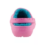 CROCS HILO rózsaszín/türkizkék BUNDÁS papucs