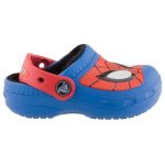 CROCS SPIDERMAN kék/piros/fekete FLUORESZKÁLÓ BÉLELT papucs