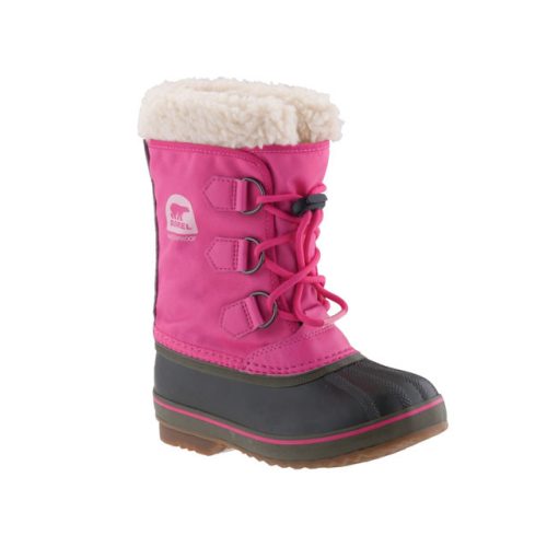 SOREL YOOT PAC NYLON pink rózsa BUNDÁS VÍZÁLLÓ téli hótaposó